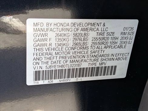 New 2026 Acura MDX SH-AWD w/ Advance Package image 16