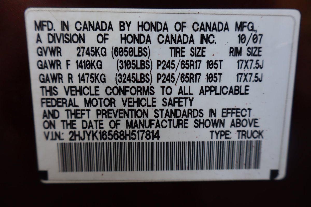 Used 2008 Honda Ridgeline RTL image 45