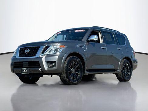 Used 2020 Nissan Armada Platinum w/ Captain's Chairs Package AWD/4WD image 3