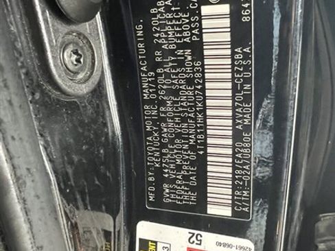 Used 2019 Toyota Camry SE FWD image 30