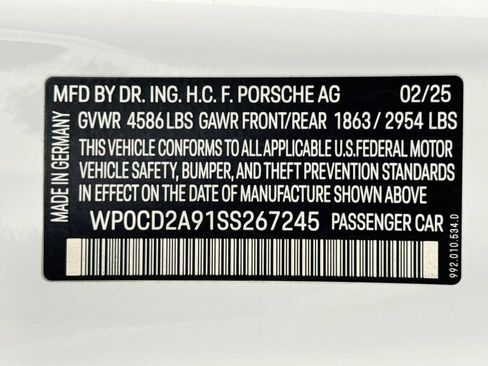 Certified 2025 Porsche 911 Turbo S AWD/4WD image 32