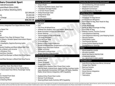 Certified 2023 Subaru Crosstrek 2.5i Sport AWD/4WD image 33