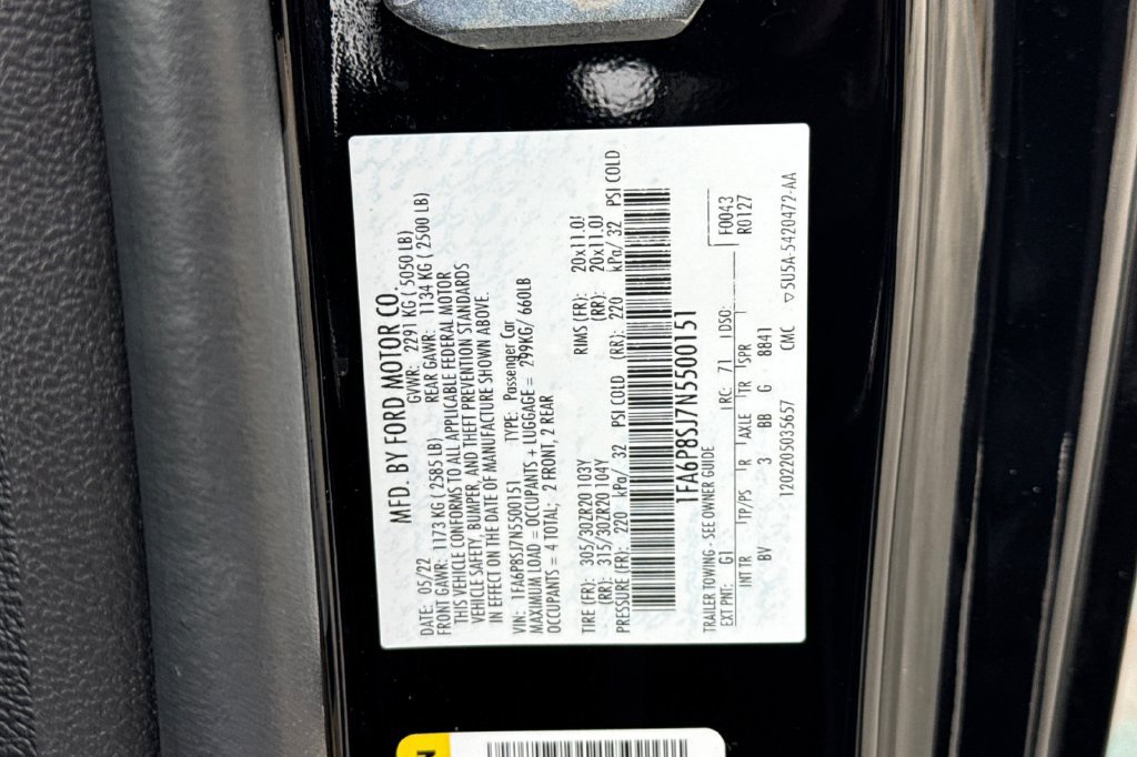 Used 2022 Ford Mustang Shelby GT500 w/ Technology Package RWD image 33