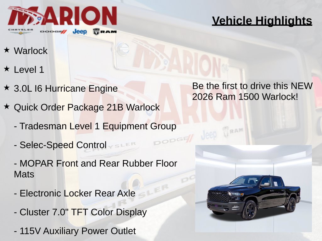 New 2026 RAM 1500 Warlock AWD/4WD image 5