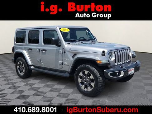 Used 2018 Jeep Wrangler Unlimited Sahara w/ Dual Top Group AWD/4WD image 1