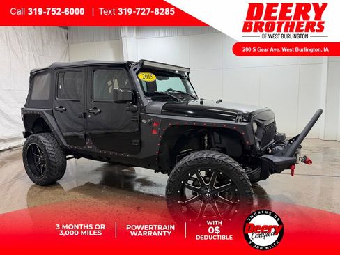 Used 2015 Jeep Wrangler Unlimited Sahara w/ Connectivity Group AWD/4WD image 1