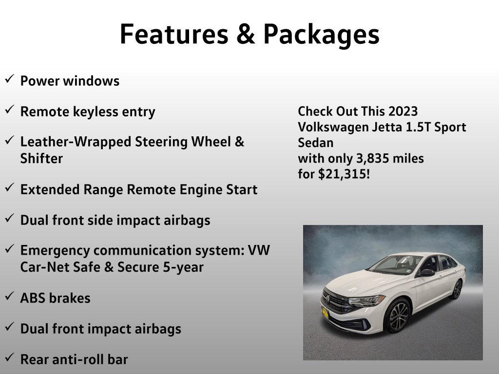Used 2023 Volkswagen Jetta Sport FWD image 8