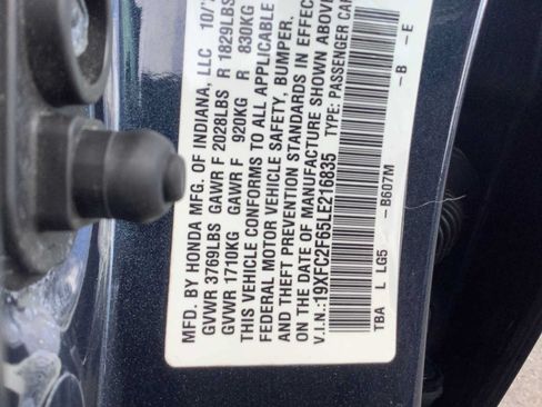 Used 2020 Honda Civic LX image 21