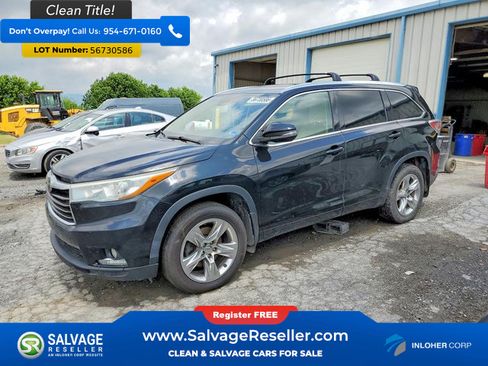 Used 2014 Toyota Highlander Limited Platinum AWD/4WD image 1