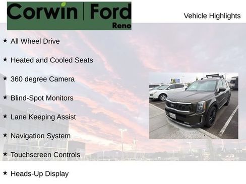 Used 2020 Kia Telluride SX w/ SX Prestige Package AWD/4WD image 8
