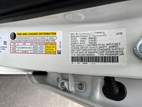 New 2026 Honda Civic Sport image 31