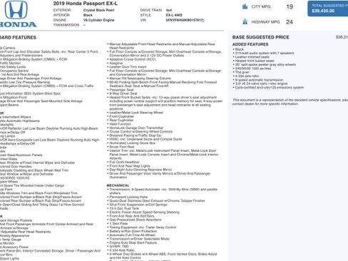 Used 2019 Honda Passport EX-L image 5