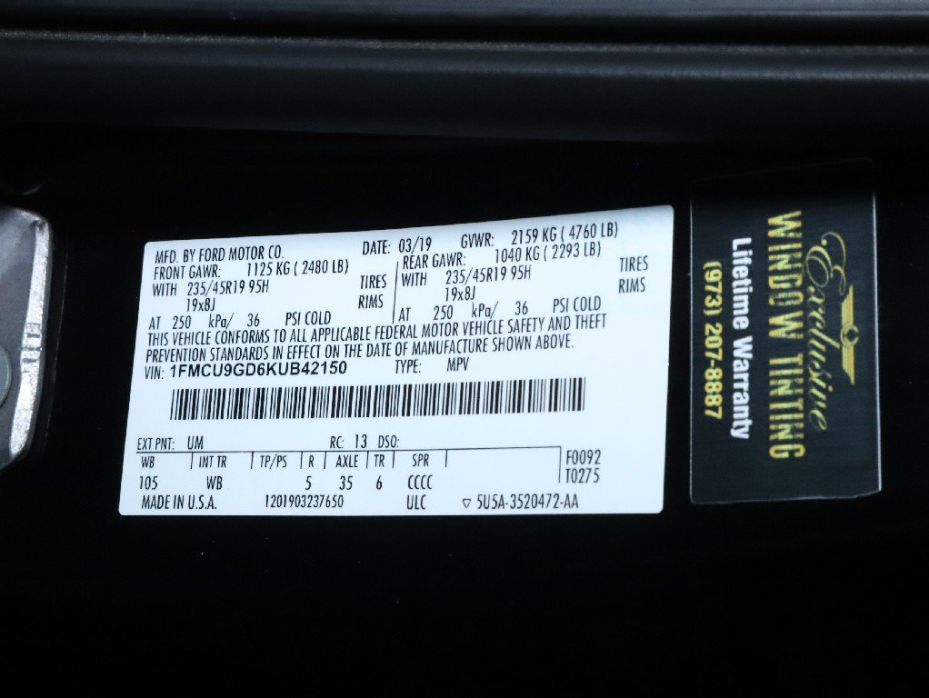 Used 2019 Ford Escape SE AWD/4WD image 19