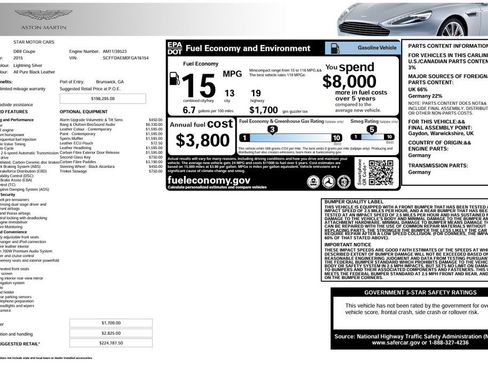Used 2015 Aston Martin DB9 Coupe image 26