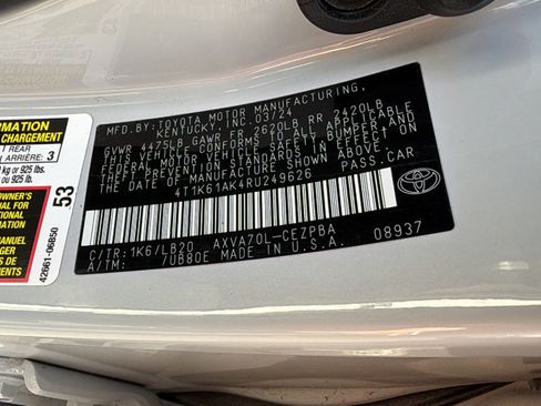 Certified 2024 Toyota Camry XSE image 30