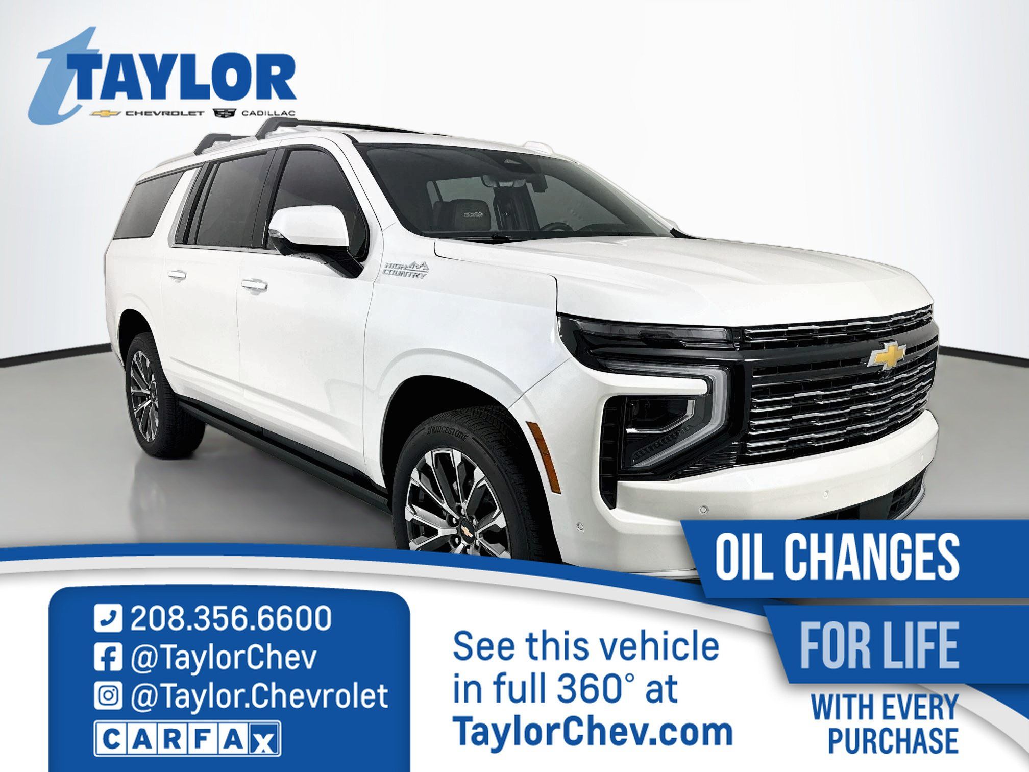 Used 2025 Chevrolet Suburban High Country AWD/4WD image 1