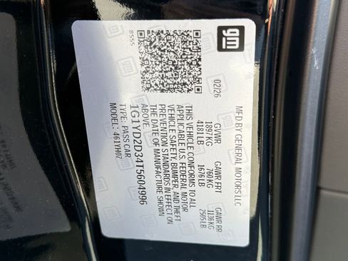 New 2026 Chevrolet Corvette Z06 RWD image 30