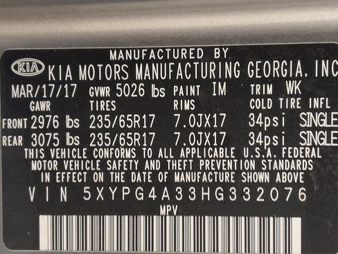 Used 2017 Kia Sorento L FWD image 33