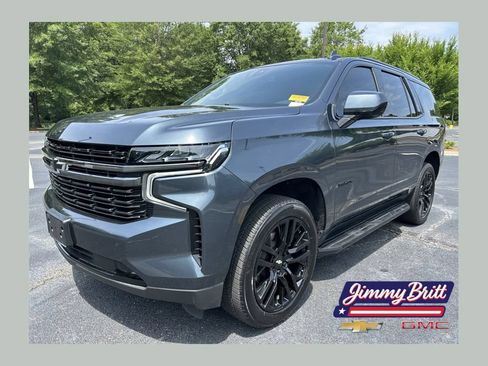 Used 2021 Chevrolet Tahoe RST w/ Rear Media and Nav Package AWD/4WD image 1