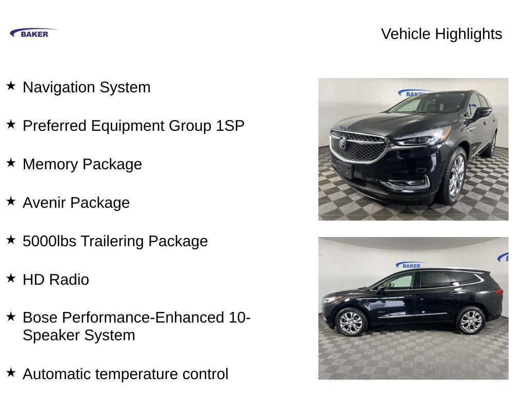 Used 2019 Buick Enclave Avenir w/ Avenir Technology Package AWD/4WD image 4