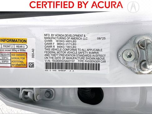 Certified 2025 Acura Integra image 42