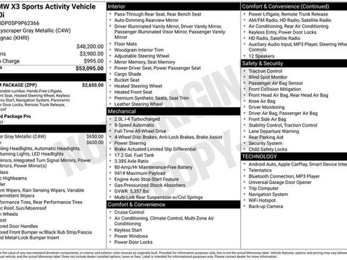 Used 2023 BMW X3 xDrive30i w/ Premium Package image 17