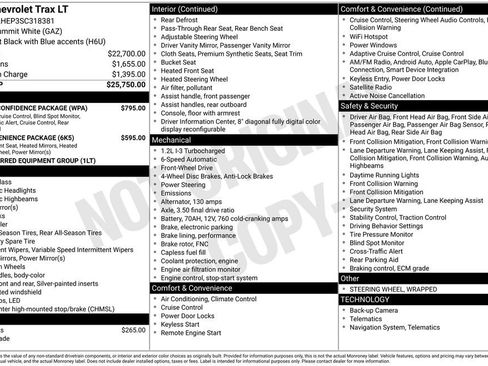 Used 2025 Chevrolet Trax LT w/ Driver Confidence Package FWD image 34