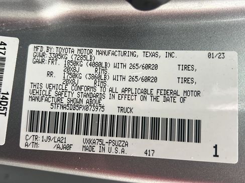 Used 2023 Toyota Tundra Platinum image 46