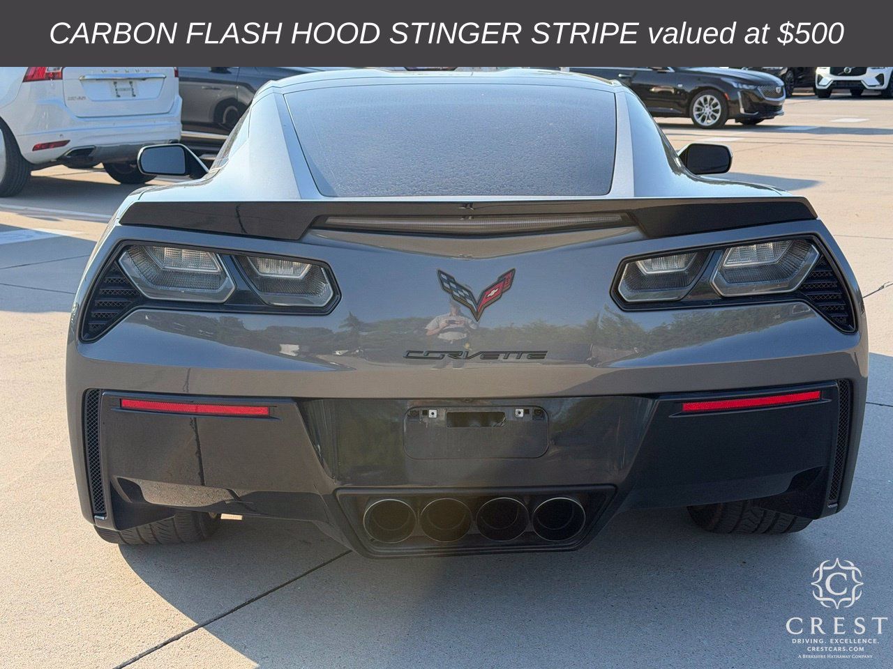 Used 2015 Chevrolet Corvette Stingray Coupe w/ Carbon Flash Badge Package RWD image 7