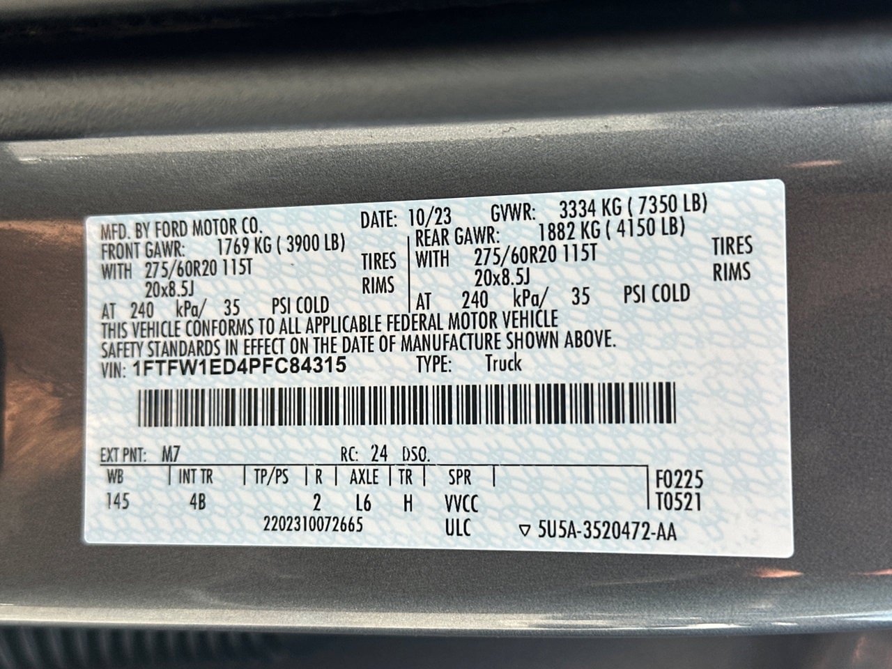 Certified 2023 Ford F150 XLT w/ Equipment Group 302A High AWD/4WD image 34