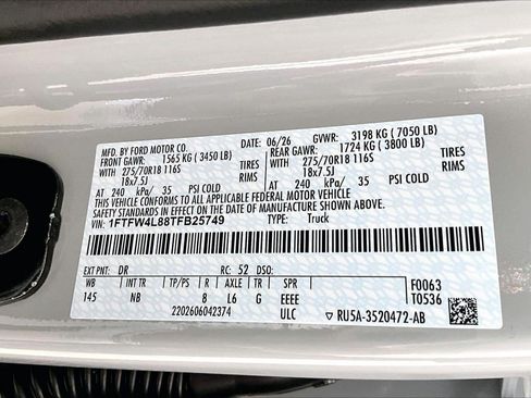 Used 2026 Ford F150 Tremor AWD/4WD image 33