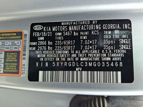 Used 2021 Kia Sorento LX AWD/4WD image 25