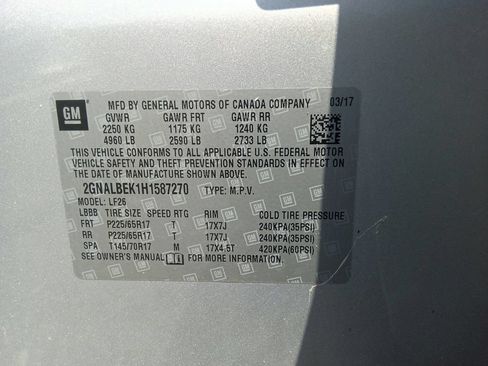 Used 2017 Chevrolet Equinox LS FWD image 20