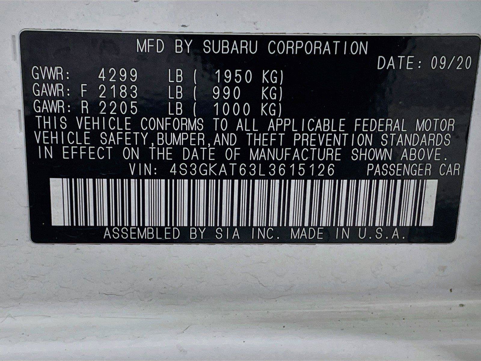 Used 2020 Subaru Impreza 2.0i Limited AWD/4WD image 33