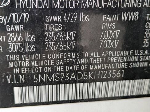 Used 2019 Hyundai Santa Fe SE image 16