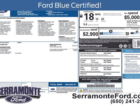 Certified 2025 Ford Expedition Active AWD/4WD image 17