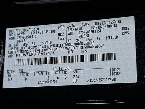 New 2026 Ford F150 XLT w/ Equipment Group 302A MID AWD/4WD image 18