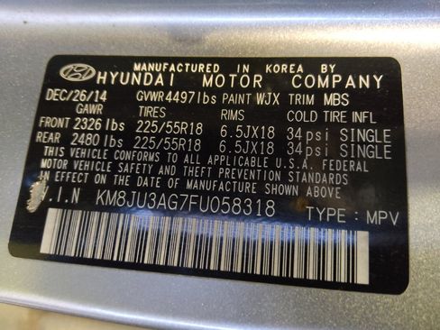 Used 2015 Hyundai Tucson Limited w/ Option Group 03 FWD image 33
