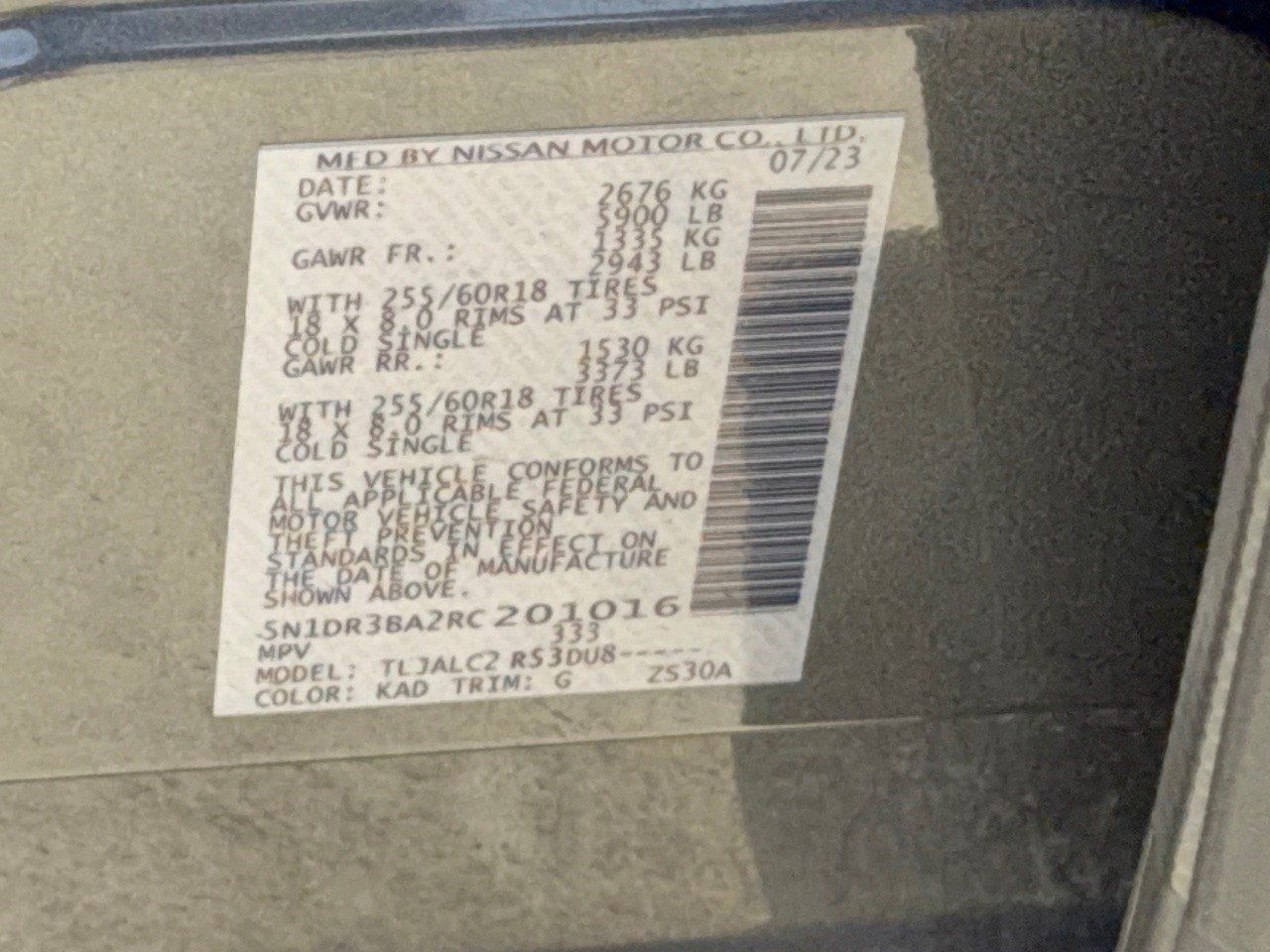 Used 2024 Nissan Pathfinder SV FWD image 31