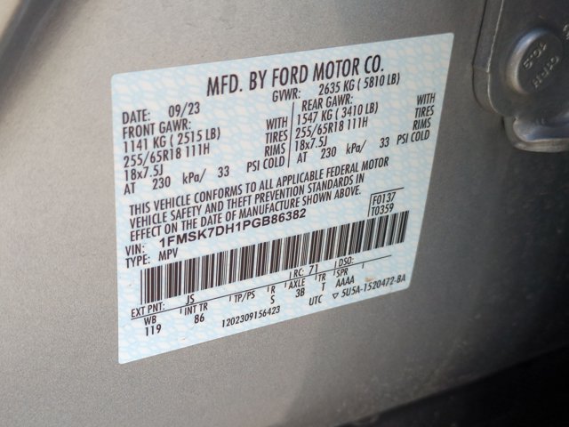 Used 2023 Ford Explorer XLT RWD image 24