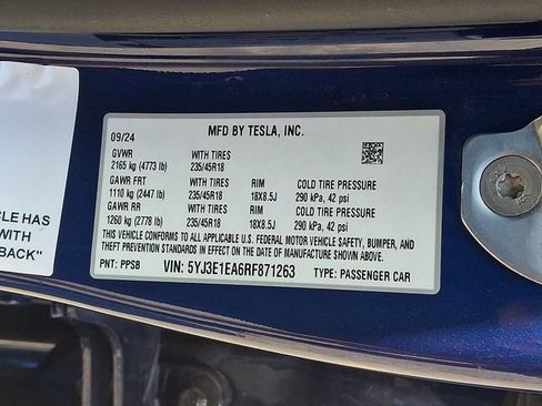 Used 2024 Tesla Model 3 Long Range RWD image 28