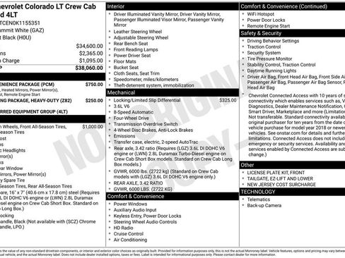 Used 2019 Chevrolet Colorado LT w/ LT Convenience Package AWD/4WD image 35
