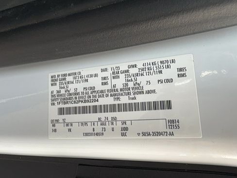 Used 2023 Ford Transit 250 Medium Roof w/ Load Area Protection Package RWD image 24