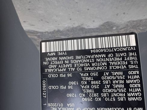 New 2026 Volkswagen Atlas SE image 29