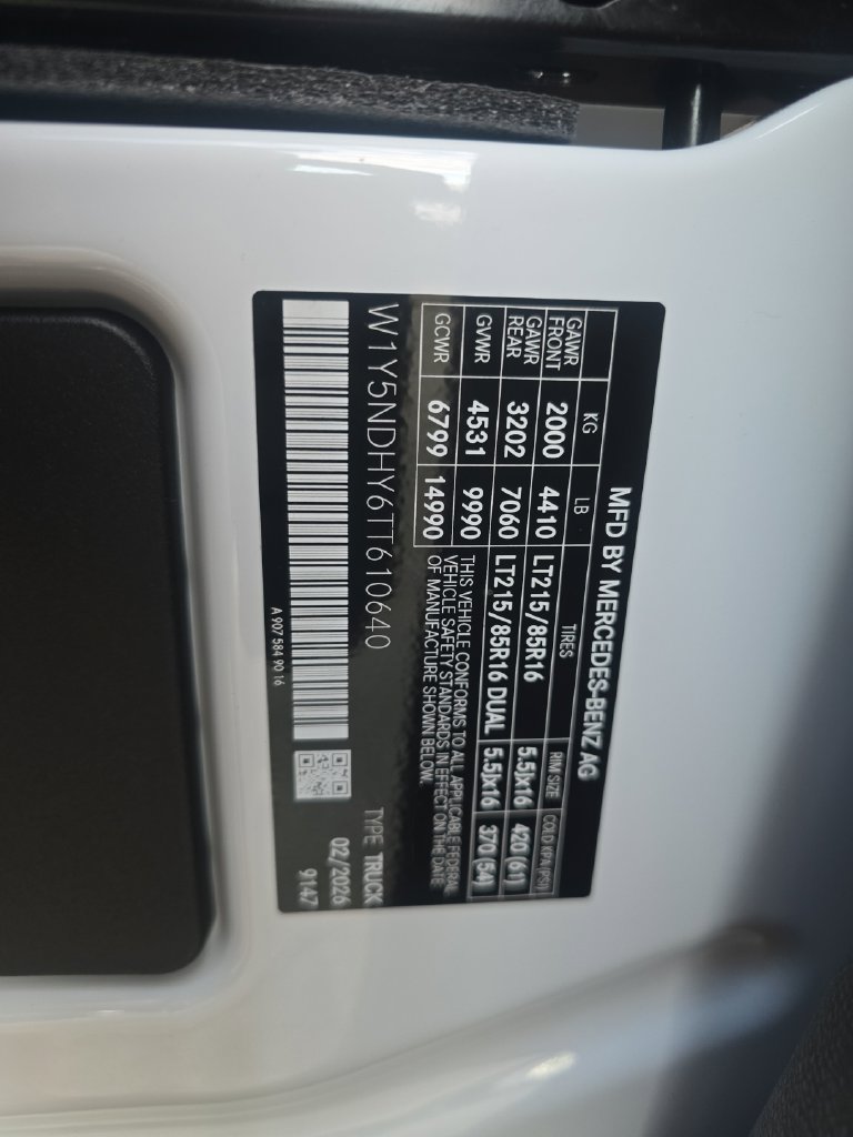 New 2026 Mercedes-Benz Sprinter 3500 image 28
