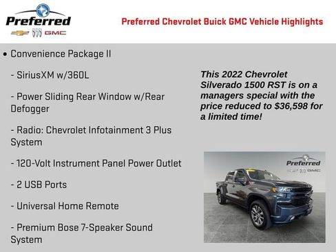 Certified 2022 Chevrolet Silverado 1500 RST w/ All Star Edition Plus AWD/4WD image 2
