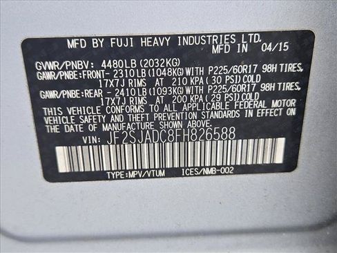 Used 2015 Subaru Forester 2.5i Premium w/ All-Weather Package AWD/4WD image 11