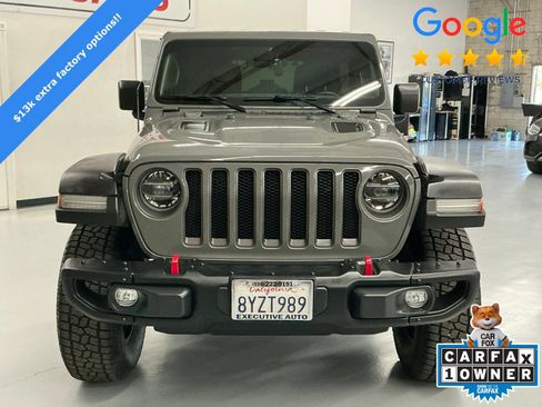 Used 2021 Jeep Wrangler Unlimited Rubicon w/ Steel Bumper Group AWD/4WD image 2