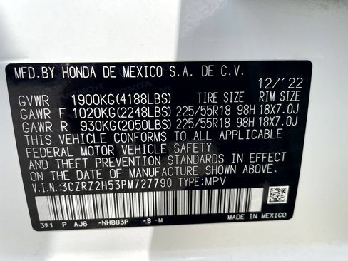 Certified 2023 Honda HR-V Sport image 21