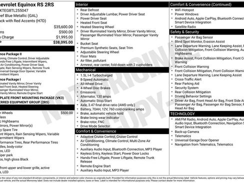 New 2026 Chevrolet Equinox RS image 27